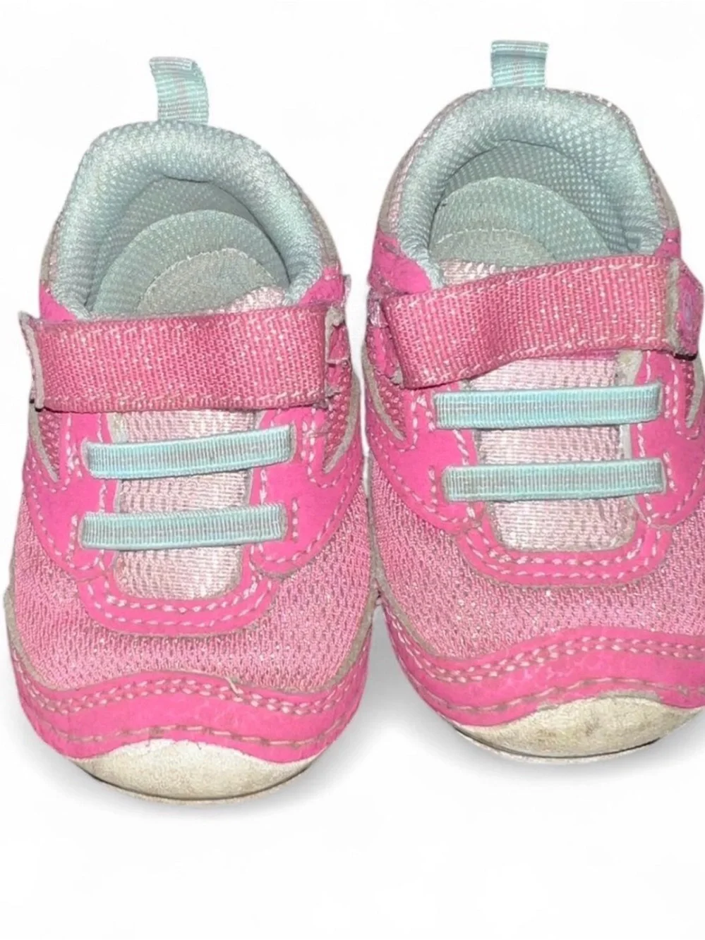 Stride Rite Baby Infant Toddler Girl Sneakers 3c wide